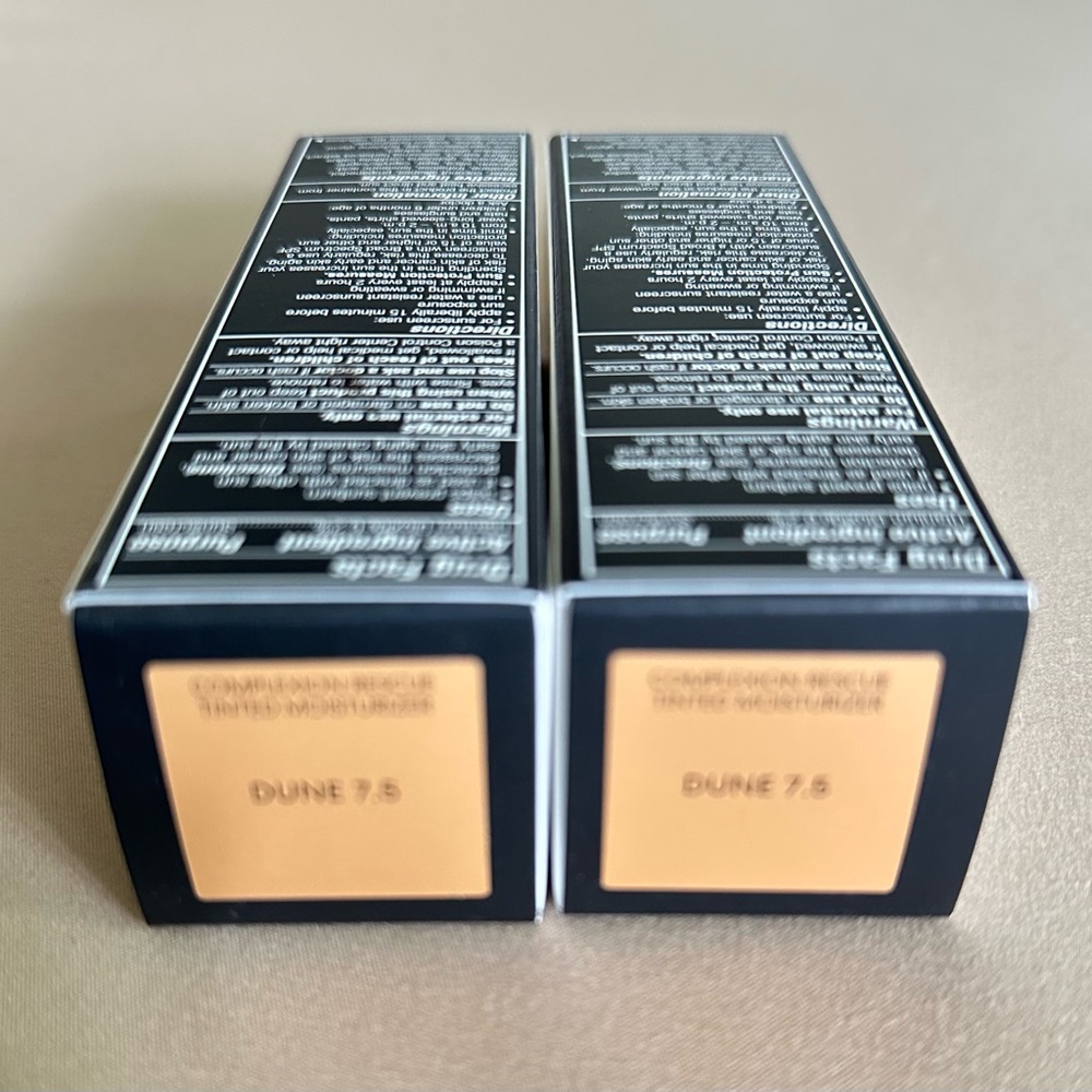2 new Bare Minerals Complexion Rescue Tinted Moisturizer Dune 7.5 Full 1.76 oz
